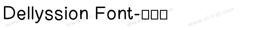 Dellyssion Font字体转换